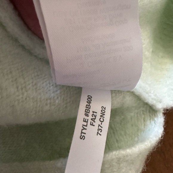 J. Crew Mint Green V-Neck Women's Sweater BB400 size Large NWT - Picture 7 of 8